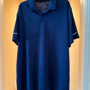 Nike Men's Blue Golf Shirt Dry Fit XXL